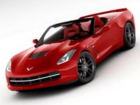 Chevrolet Corvette Stingray Convertible 3D Model