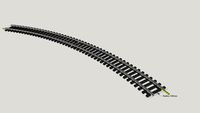 HORNBY R607 2nd Rad Standard Curve