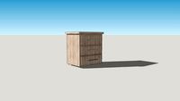 Criado Mudo MDF Malbec Vanilla