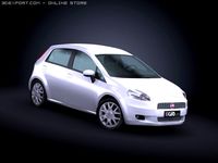 2009 Fiat Punto 3D Model