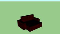 sofa cama marrom