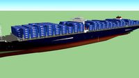 CMA CGM Marco Polo Container Ship
