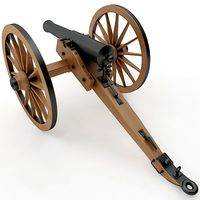 Napoleon Model 1841 6 pounder 3D Model