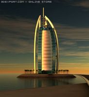 Burj Al Arab 3D Model