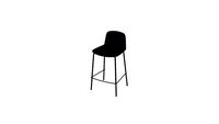 AMPM Tabouret Tibby Gris