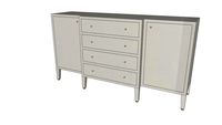 Made Goods Faux Raffia Buffet Cabinet