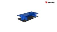 Mesa de Central Bauhaus Retangular - Estar Moveis