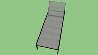 Allux Stackable Lounger Gray
