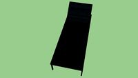 Allux Stackable Lounger Black
