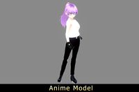 【Original】Anime Character : Aisha (Sage Costume V2 / Contain VRM)