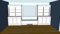 Built in Bookcases - Design Iterations