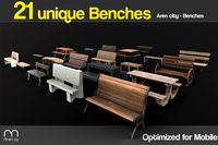 Aren city - Benches