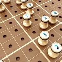Wooden Sudoku Board Game 3D Model