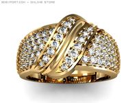Engagement ring 3D Model