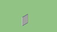 Louvered screen panel