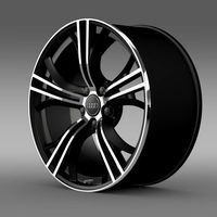 Audi R8 V10 Exclusive rim 3D Model