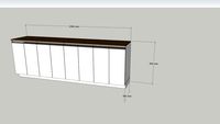 Mueble tipo bajo mesada