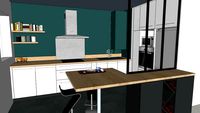 Cave a vin, verriere table Sego