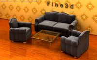 04Combination Sofa012 3D Model