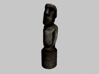 Easter Island Statue 02 3D Model