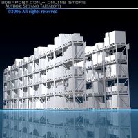 Depot shelves 3D Model
