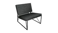 Fauteuil grijs stof