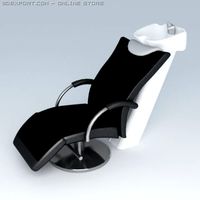 washing chair 3D Model