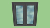 Openslaande deuren 180x200 antraciet