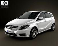 MercedesBenz B class 2012 3D Model