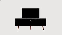 Rack Live Preto 162 cm MOBLY