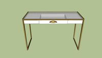 Mesa MDF e alumínio