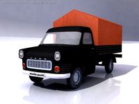 Ford TransitBlack 3D Model