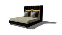 Modern Highback Bed