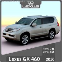 2010 Lexus GX460 3D Model