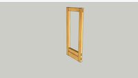 Mortice and tenon door