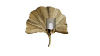 61665 Wall Candle Holder Ginkgo Leaf 45cm