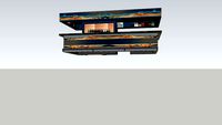 LIVE EDGE WOOD CONCRETE BAR & LIQUOR SOFFIT