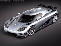 Koenigsegg Trevita CCXR 3D Model