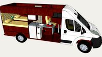 RV Camper Fiat Peugeot Citroen L4H2, 6,36 / 2,52 / 2,05