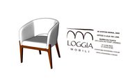 Cadeira Celine com Braço TM Loggia Mobili