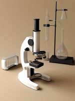 Microscope 3D Model