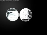 North Carolina State Quarter 3D Model