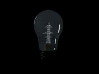 Special Incandescent light bulb 3D Model