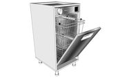 Corp pentru masina de spalat vase 450x860x540