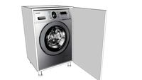 Corp cu masina de spalat 600x860x540