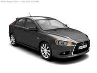 2009 Mitsubishi Lancer Sportback 3D Model