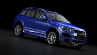 VW Touraeg R50 2008 3D Model