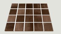 Croma Marrom Mesh BR 7,5x7,5cm 04