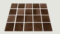 Croma Marrom Mesh BR 7,5x7,5cm 03