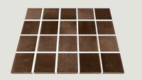 Croma Marrom Mesh BR 7,5x7,5cm 01